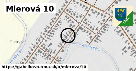 Mierová 10, Gabčíkovo