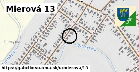 Mierová 13, Gabčíkovo