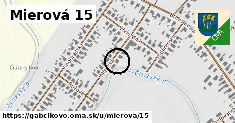 Mierová 15, Gabčíkovo