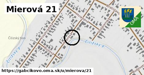Mierová 21, Gabčíkovo