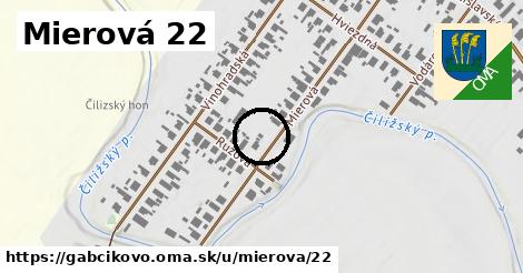 Mierová 22, Gabčíkovo