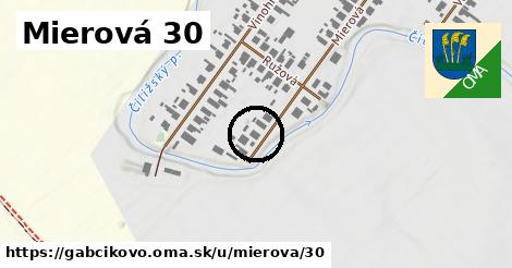 Mierová 30, Gabčíkovo