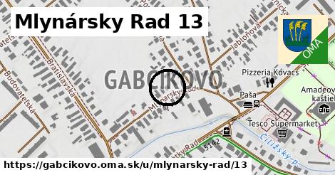 Mlynársky Rad 13, Gabčíkovo
