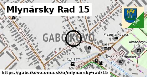 Mlynársky Rad 15, Gabčíkovo