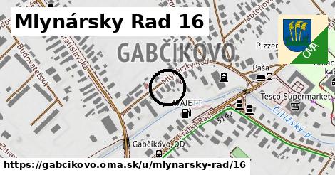 Mlynársky Rad 16, Gabčíkovo