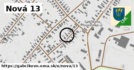 Nová 13, Gabčíkovo