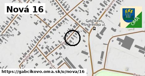 Nová 16, Gabčíkovo