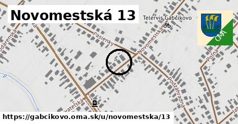 Novomestská 13, Gabčíkovo