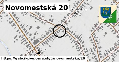 Novomestská 20, Gabčíkovo