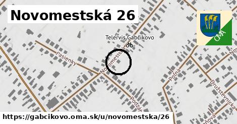 Novomestská 26, Gabčíkovo