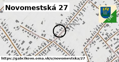 Novomestská 27, Gabčíkovo