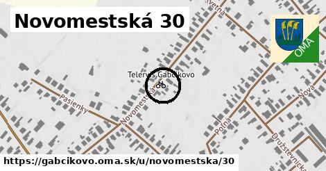 Novomestská 30, Gabčíkovo