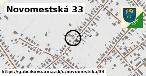 Novomestská 33, Gabčíkovo