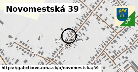 Novomestská 39, Gabčíkovo