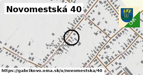 Novomestská 40, Gabčíkovo