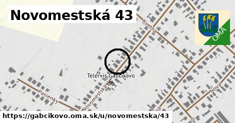 Novomestská 43, Gabčíkovo