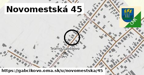 Novomestská 45, Gabčíkovo