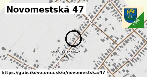 Novomestská 47, Gabčíkovo