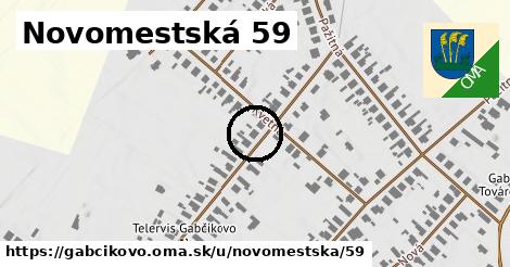 Novomestská 59, Gabčíkovo