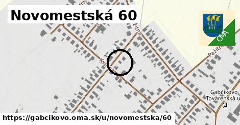 Novomestská 60, Gabčíkovo