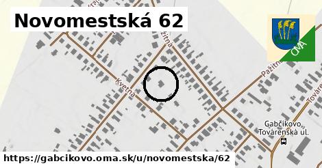 Novomestská 62, Gabčíkovo