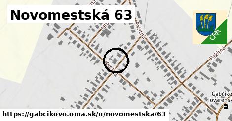 Novomestská 63, Gabčíkovo