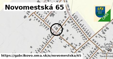Novomestská 65, Gabčíkovo