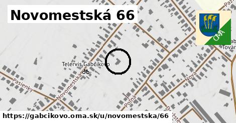 Novomestská 66, Gabčíkovo