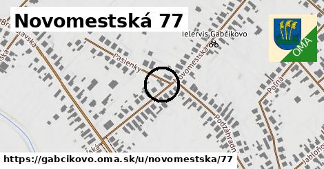 Novomestská 77, Gabčíkovo