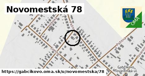 Novomestská 78, Gabčíkovo
