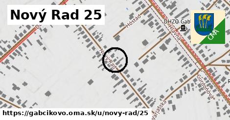 Nový Rad 25, Gabčíkovo