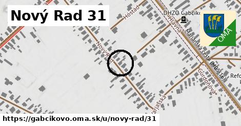 Nový Rad 31, Gabčíkovo