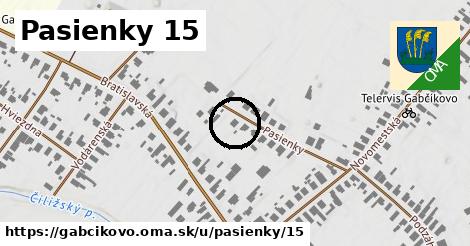 Pasienky 15, Gabčíkovo