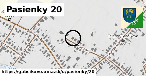 Pasienky 20, Gabčíkovo