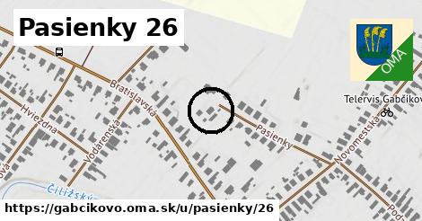 Pasienky 26, Gabčíkovo