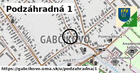 Podzáhradná 1, Gabčíkovo