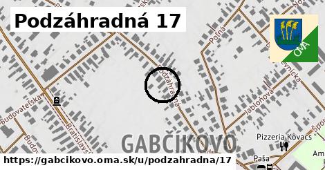 Podzáhradná 17, Gabčíkovo