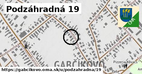 Podzáhradná 19, Gabčíkovo