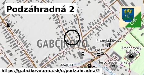 Podzáhradná 2, Gabčíkovo