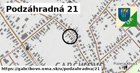 Podzáhradná 21, Gabčíkovo