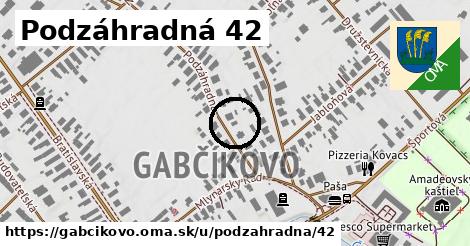 Podzáhradná 42, Gabčíkovo