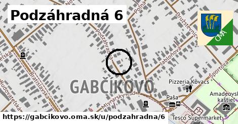 Podzáhradná 6, Gabčíkovo