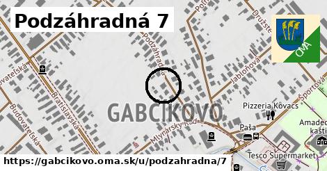 Podzáhradná 7, Gabčíkovo