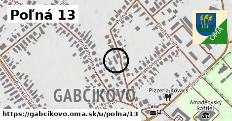 Poľná 13, Gabčíkovo