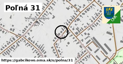 Poľná 31, Gabčíkovo