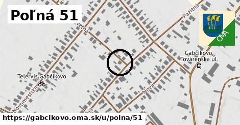 Poľná 51, Gabčíkovo