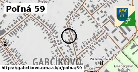 Poľná 59, Gabčíkovo