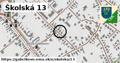 Školská 13, Gabčíkovo