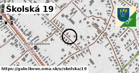 Školská 19, Gabčíkovo