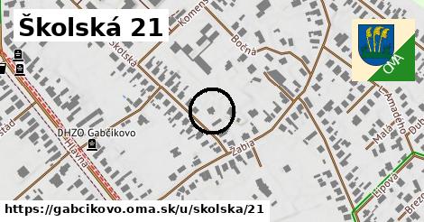 Školská 21, Gabčíkovo